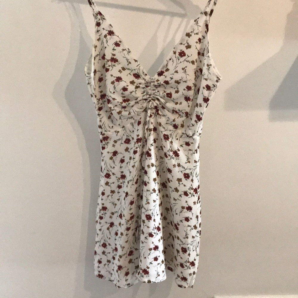 White Floral Dress